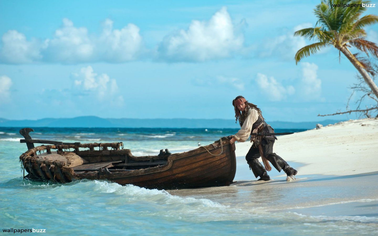 Una de las mejores playas del mundo, donde se grabó Piratas del Caribe - 1440x900-jack-sparrow-steals-a-boat