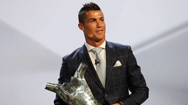 Cristiano Ronaldo ganó el premio al mejor jugador de la UEFA