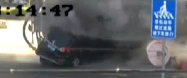 #Viral sobreviven milagrosamente a accidente