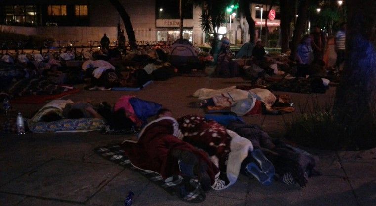 Campesinos llegan al Zócalo capitalino - Campesinos-marcha-Guiesga2