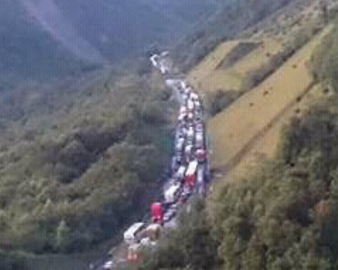 Deslaves provocan cierre de Autopista México-Tuxpan