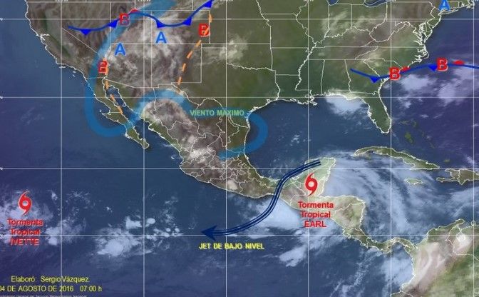 Alerta en siete estados por Earl