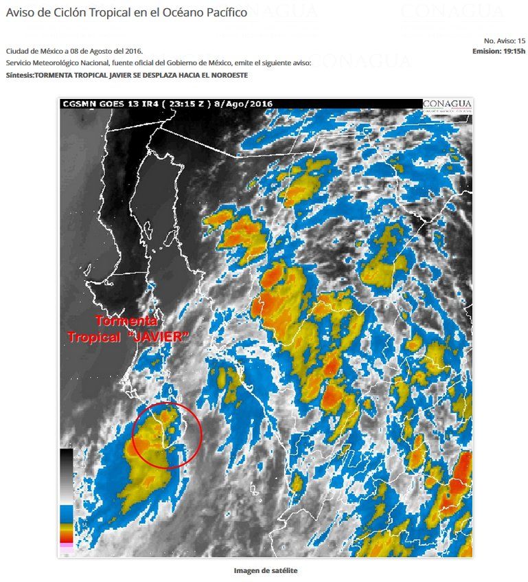 Javier llegaría a BCS como huracán - CpYIqlQUIAEb3Eg