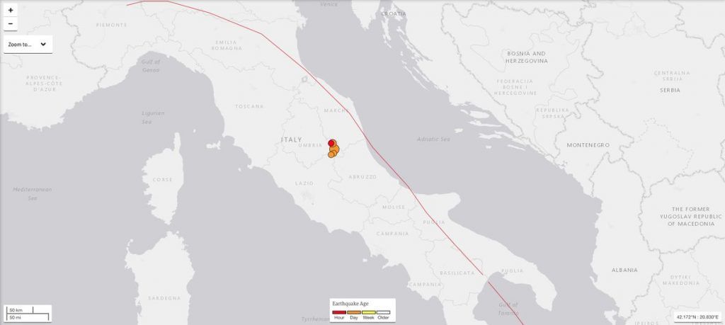 Fuerte sismo sacude a Italia - CqmF6gJUEAAzEZo-1024x459