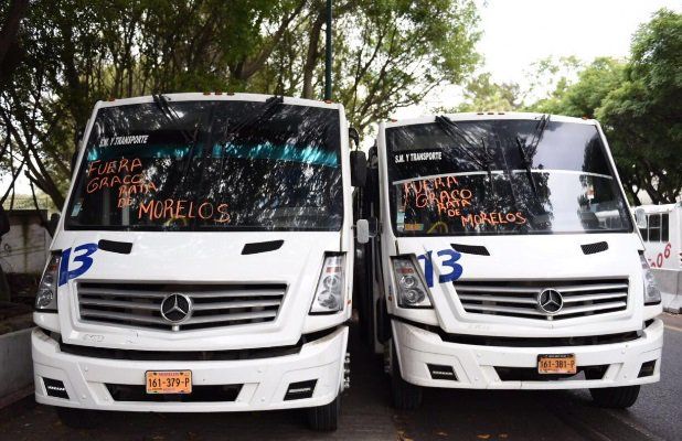 Caravana de Cuernavaca llega a la Segob