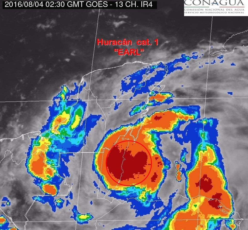 El Huracán Earl toca tierra - Earl-3-1-1024x949