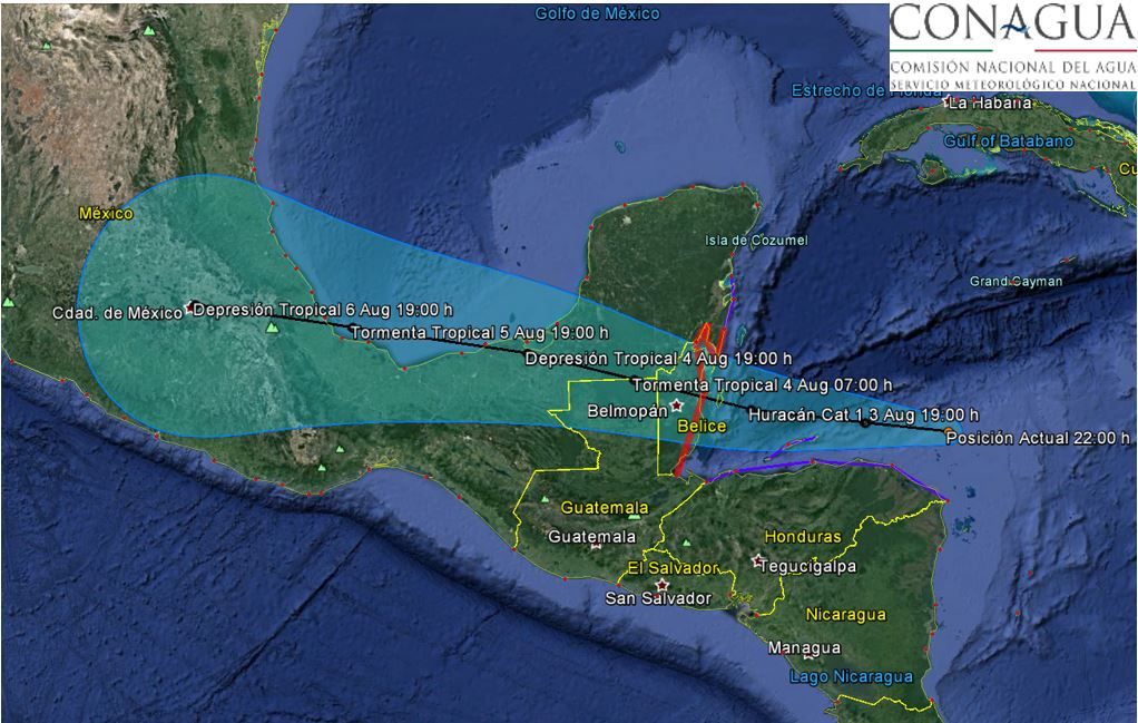 Tormenta Tropical ‘Earl’ continúa tomando fuerza en el Caribe