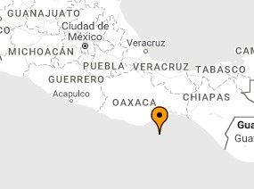 Sismo magnitud 5.4 en Oaxaca - Epicentro-crucecita