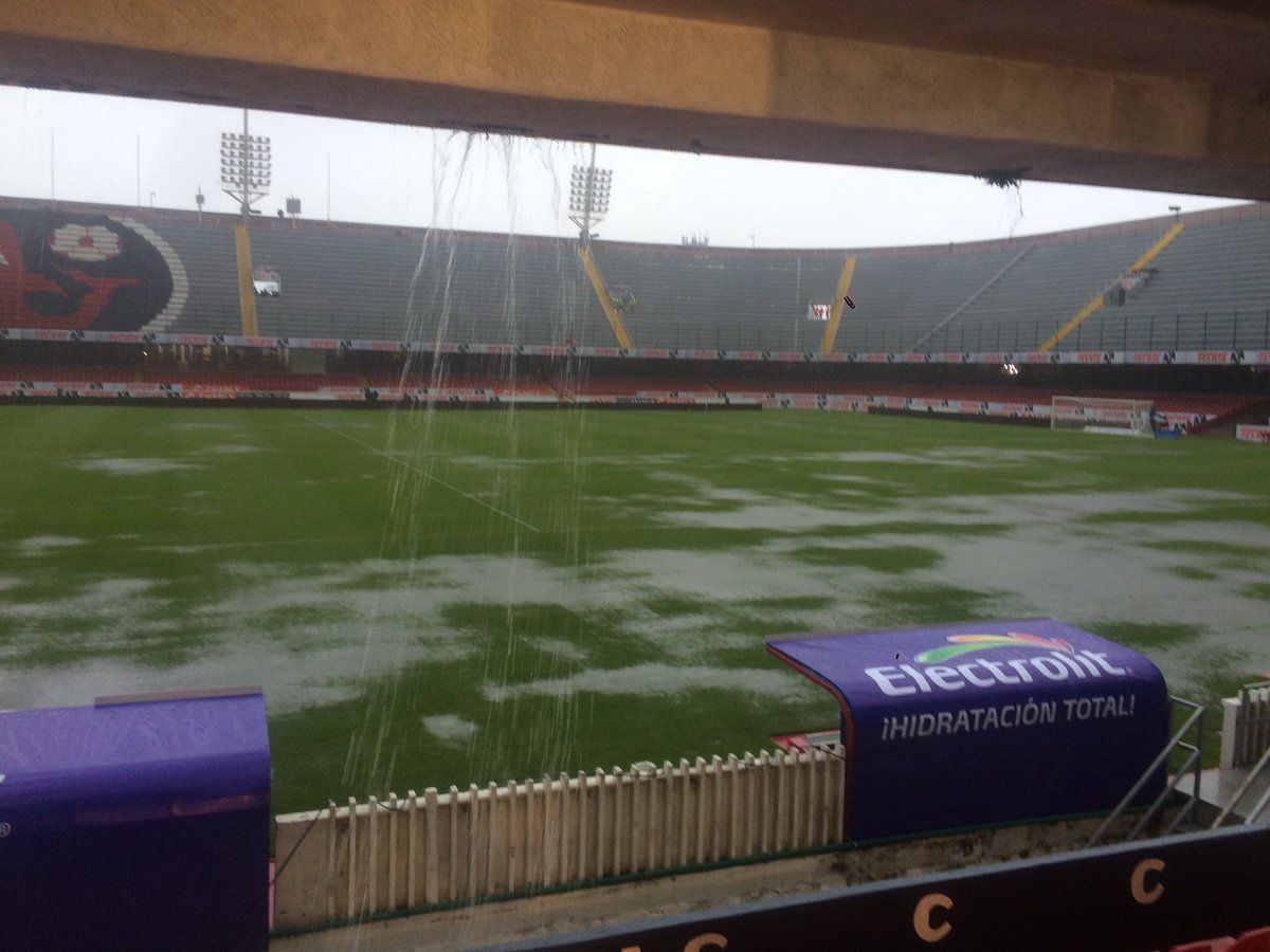 Suspenden el Veracruz vs América por mal tiempo