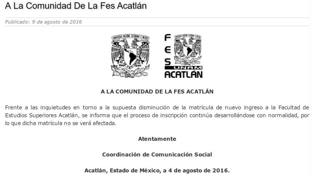Realizan toma de oficinas en la FES Acatlán - FES-Acatlán-1024x582