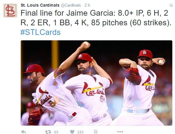 Jaime García llega a nueve victorias en Grandes Ligas - Garcia_tuit