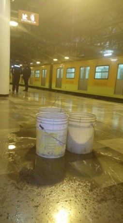 Invertirán 80 mdp para evitar inundaciones en el Metro - Goteras-Metro-CDMX4