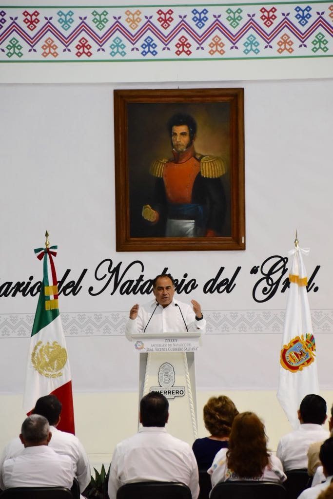 Conmemoran el 234 aniversario del natalicio de Vicente Guerrero - Guerrero-2-1-683x1024