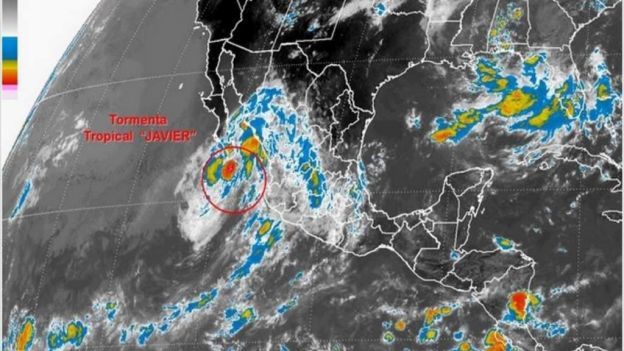 Prevalecerán condiciones de lluvia por remanentes de Javier