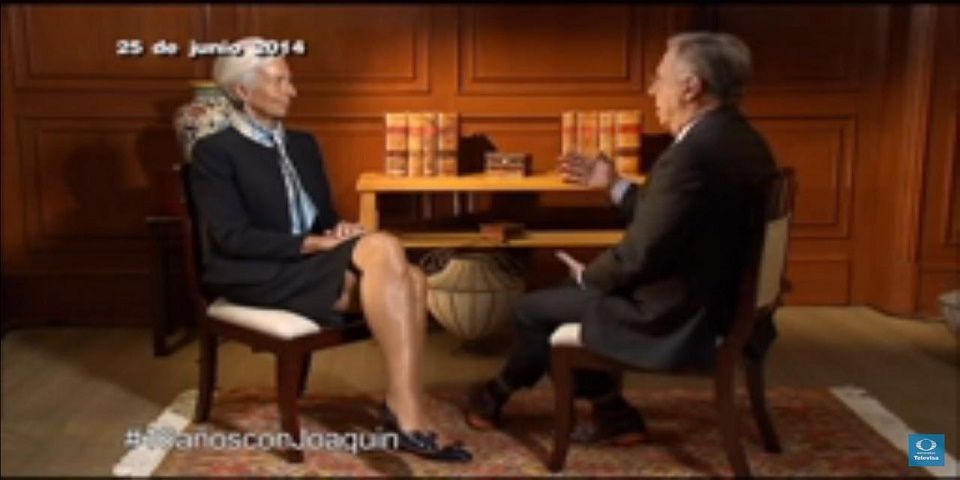 #16añosconJoaquin Entrevista a Christine Lagarde