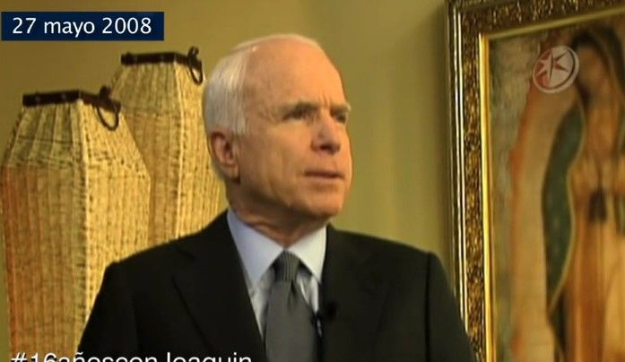 #16añosconJoaquin entrevista a John McCain