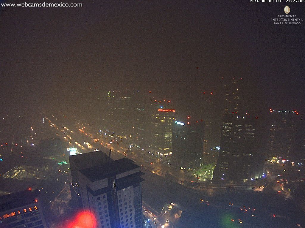 Fuertes lluvias azotan a la Ciudad de México - Lluvia-Santa-Fe-1024x768