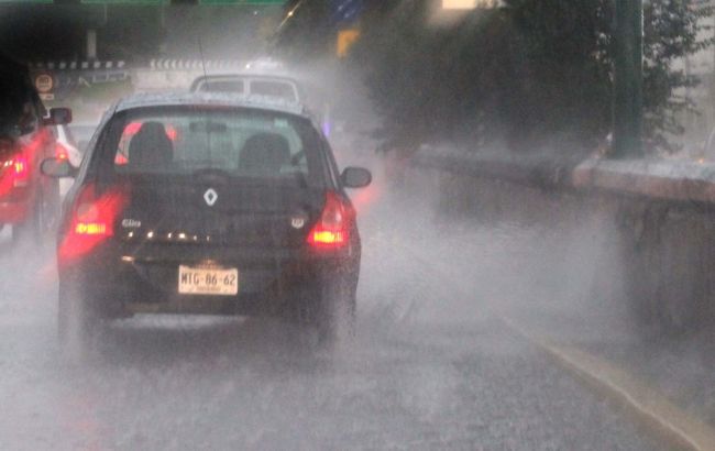 Encharcamientos afectan circulación en la Ciudad de México - Lluvias-Notimex-4