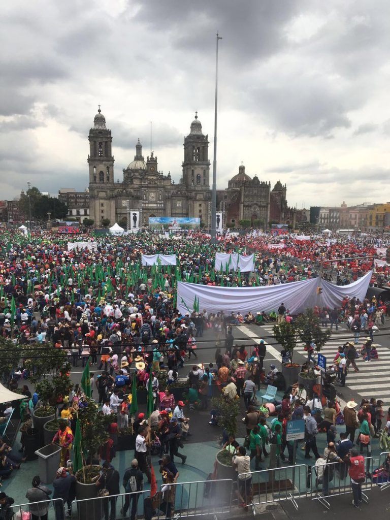 No habrá plantones en el Zócalo: Mancera - Marcha-zócalo-768x1024