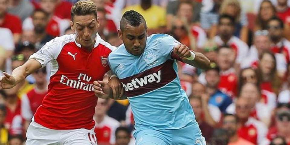 Curioso intercambio en Twitter entre West Ham y Arsenal