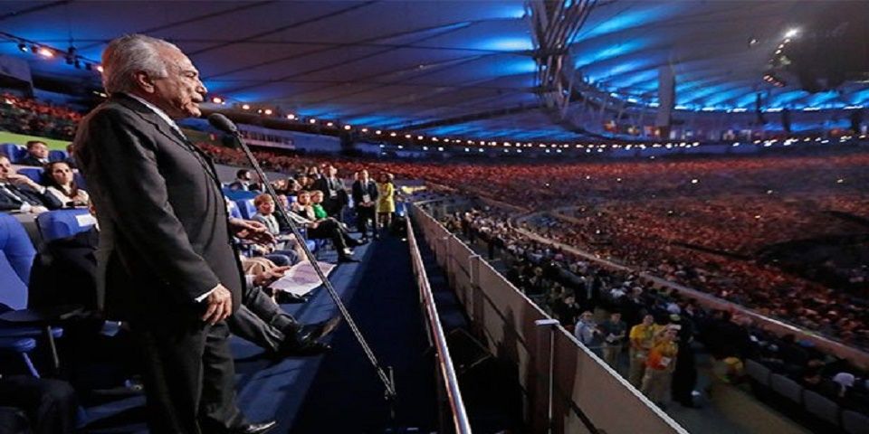 Abuchean a presidente de Brasil en inauguración de Río 2016