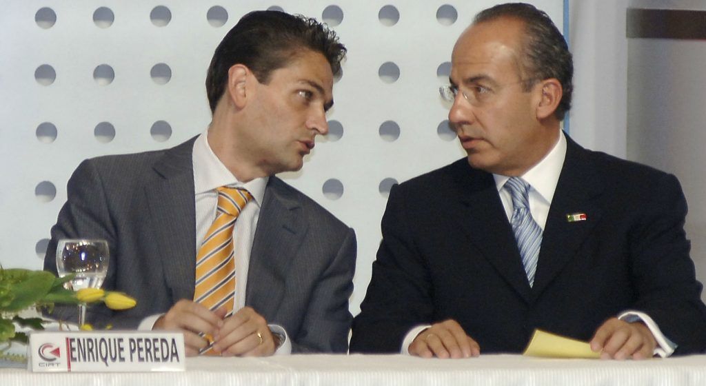 Madre de Juan Camilo Mouriño será senadora - Mouriño-y-Calderón-Miguel-Dimayuga-1024x560