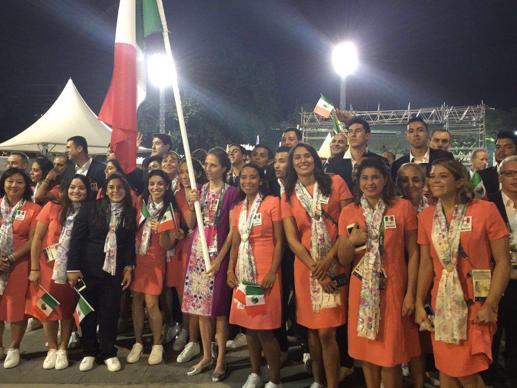 Desfila la delegación mexicana en inauguración de Río 2016 - México-Río-´3-1024x768