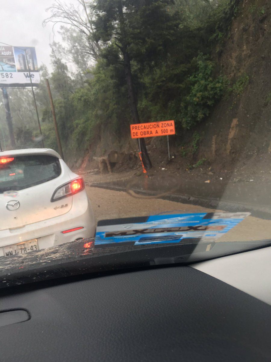 Se inunda la México-Toluca