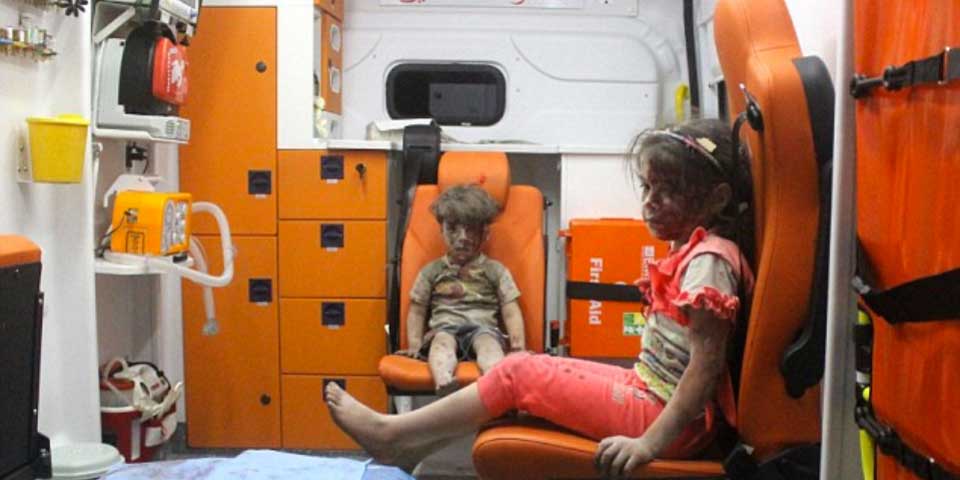Imagen de niño sirio herido se vuelve viral