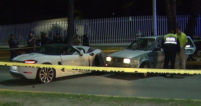 Conductor de Porsche en estado de ebriedad mata a persona en Puebla