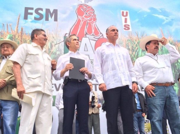Campesinos se reúnen con titular de la Sagarpa - Sagarpa-Mancera-campesinos-Sagarpa_mx