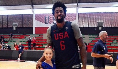 #Viral: foto dispareja entre Regan Smith y DeAndre Jordan en Río