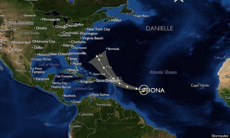 Se forma tormenta tropical Fiona en el Atlántico