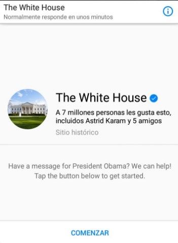 Obama recibirá comentarios vía Facebook Messenger - The-White-House-Fb