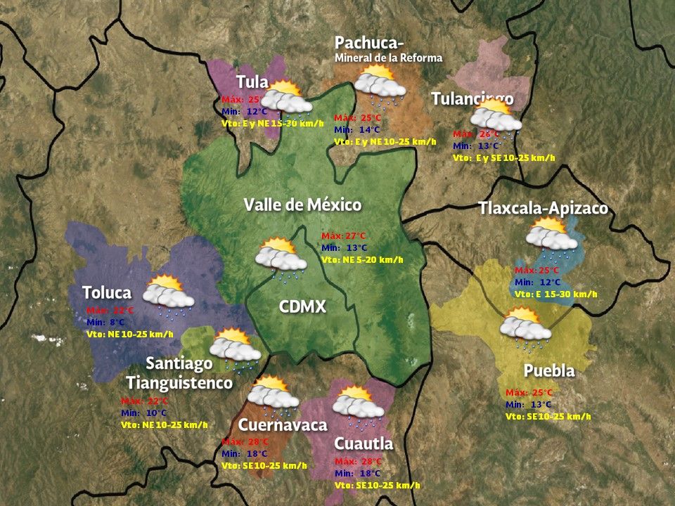 Se esperan tormentas muy fuertes en Sonora, Chihuahua, Durango y Sinaloa - Valle-de-mexico-12-de-agosto