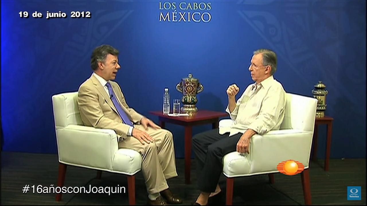 #16añosconJoaquin Entrevista a Juan Manuel Santos