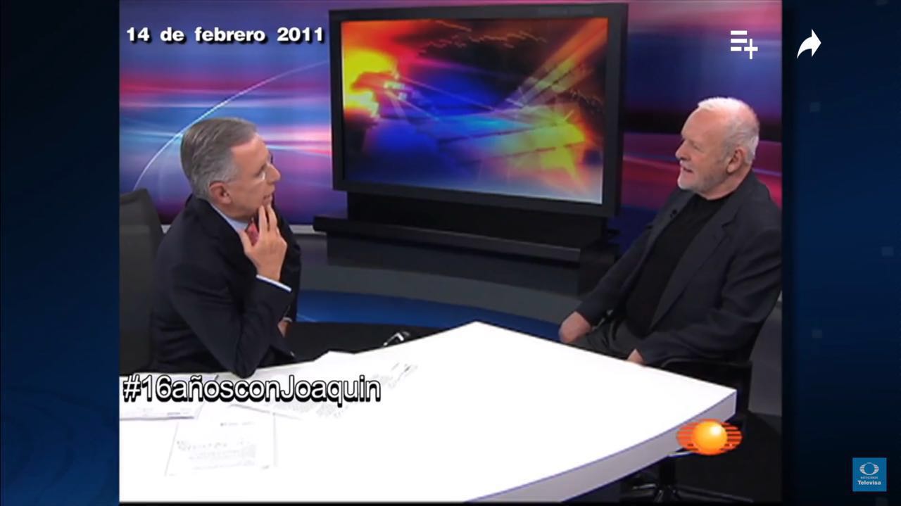 #16añosconJoaquin Entrevista a Anthony Hopkins