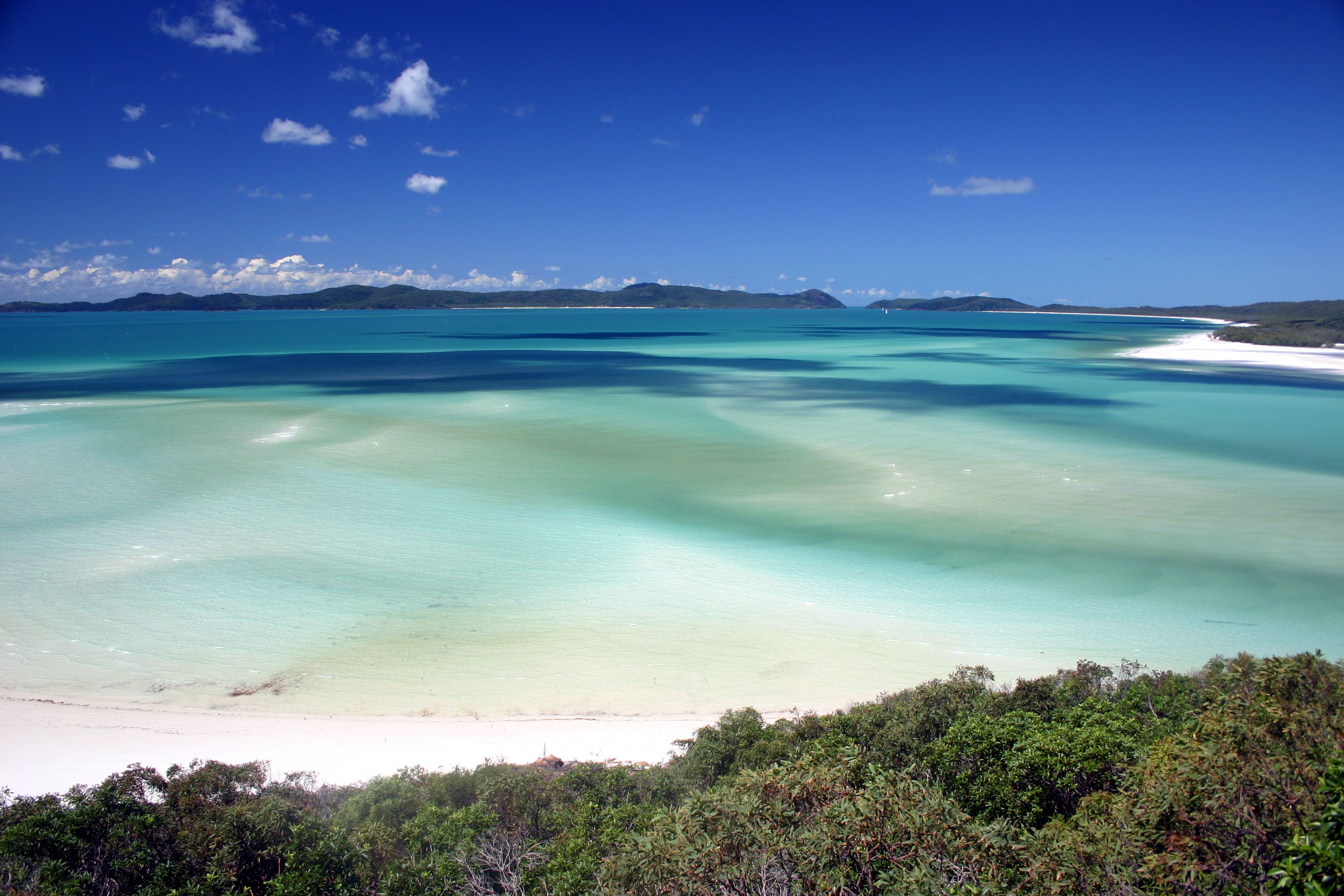 Una de las mejores playas del mundo, donde se grabó Piratas del Caribe - Whitsunday_Island_-_Whitehaven_Beach_02
