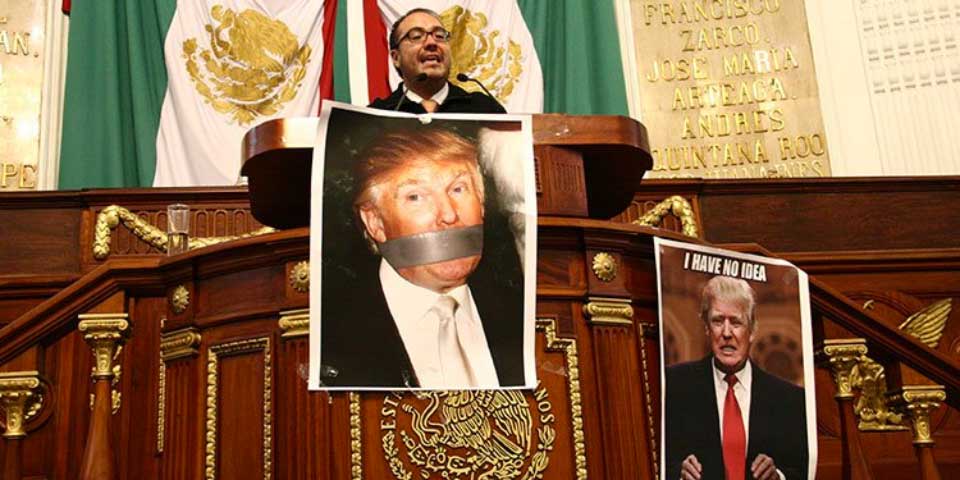 ALDF plantea declarar persona non grata a Donald Trump