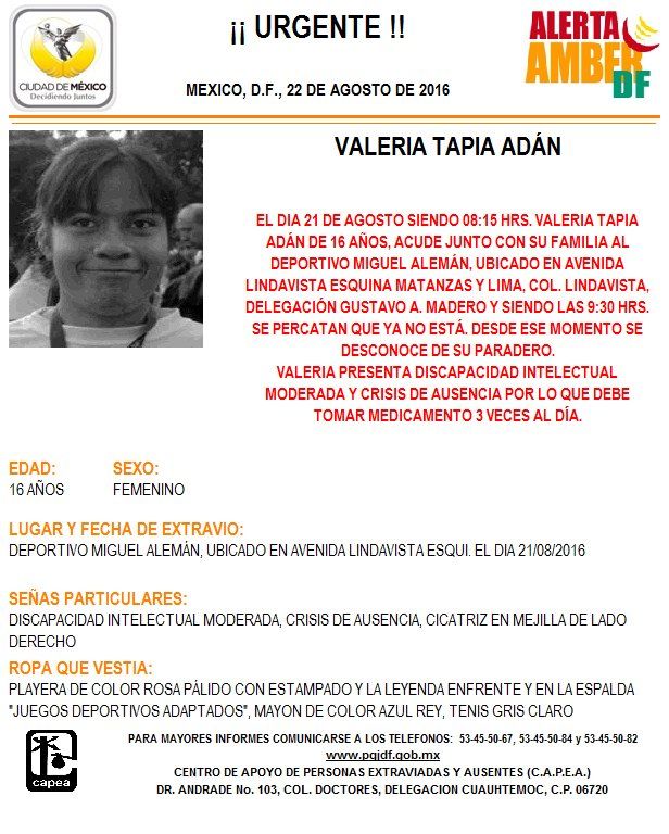 Aparece joven de la GAM gracias a la Alerta Amber - alerta-amber