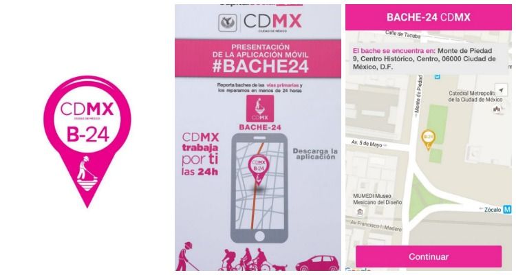 Lanza Mancera app para atender baches en menos de 24 horas - bache-24