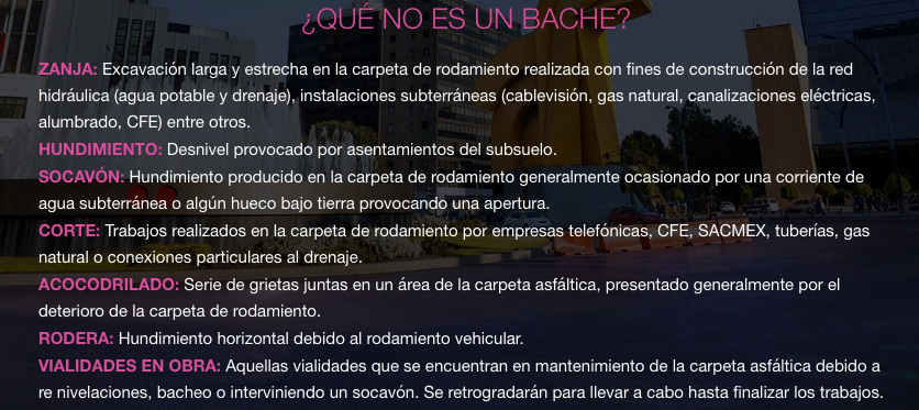 Fallas en 'Bache 24' causan molestias a sus usuarios - bache