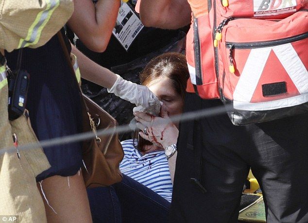 Cámara aérea cae en Parque Olímpico y deja siete heridos - camara-parque-olimpico-1