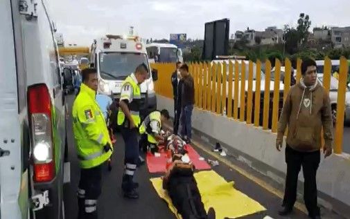 Carambola de 12 vehículos en la México-Puebla - carambola-4