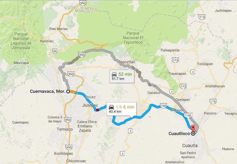 Deslave y desbordamiento de río afectan carreteras de Morelos - carretera-cerrada-Morelos