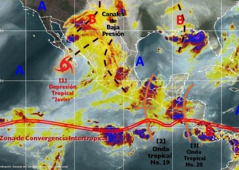 ‘Javier’ seguirá ocasionando lluvias en Baja California Sur