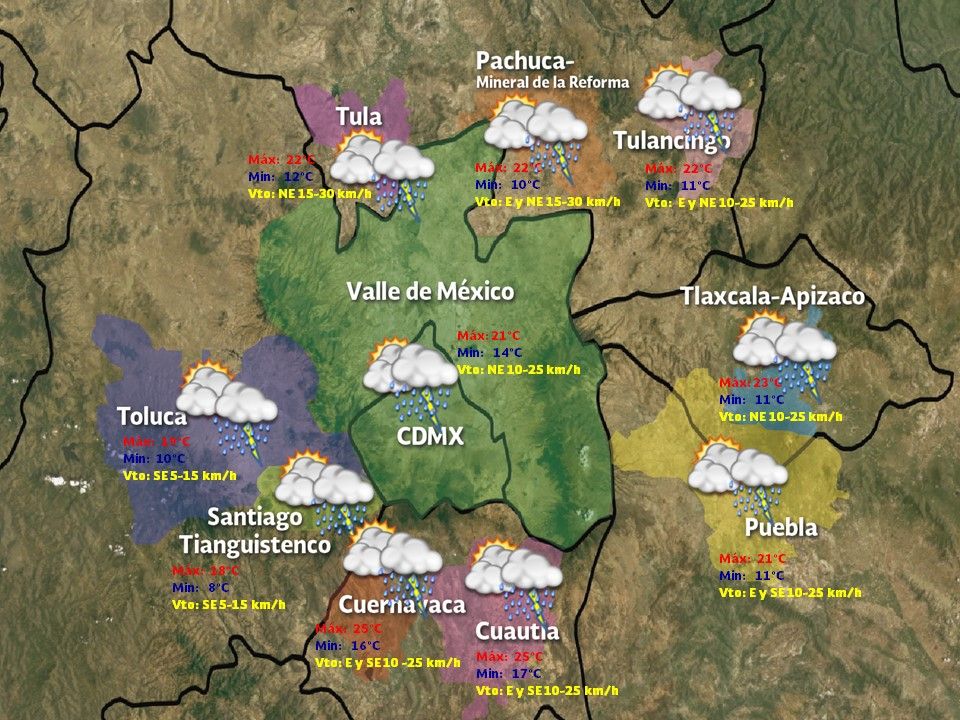 Continuarán lluvias en varios estados del país - clima-valle-de-mexico-2