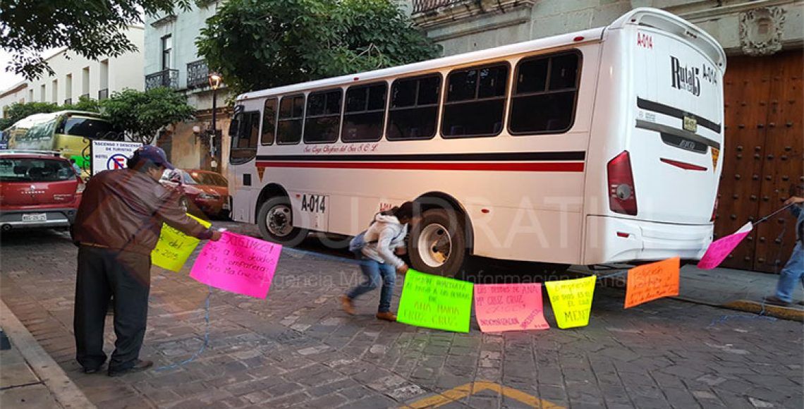 CNTE secuestra 6 camiones en Oaxaca