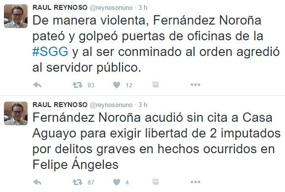 Denuncian agresión de Fernández Noroña a funcionario de Puebla - denuncia-a-fernandez-noroña-3