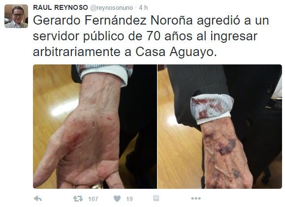 Denuncian agresión de Fernández Noroña a funcionario de Puebla - denuncia-a-fernandez-noroña-4